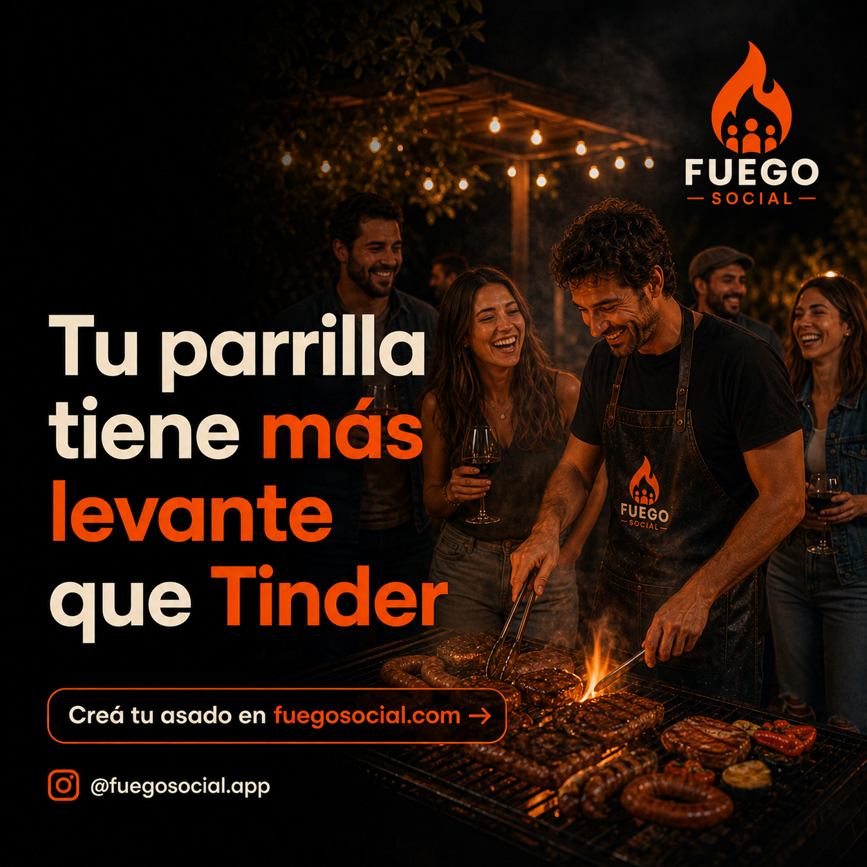 Tu parrilla tiene más levante que Tinder.
